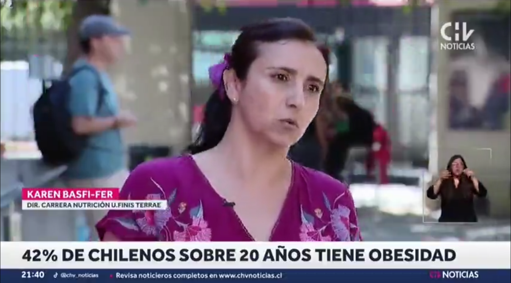 Karen Basfi-Fer CHV Noticias